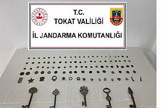 Tokat'ta 102 sikke ele geçirildi