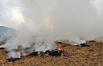 Tokat'ta anız yakan 3 kişiye idari para cezası verildi