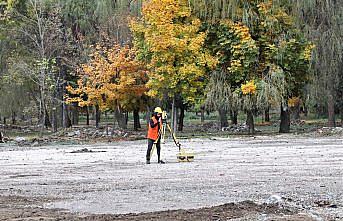 Tokat'ta Gümenek Millet Bahçesi'nde çalışmalar devam ediyor