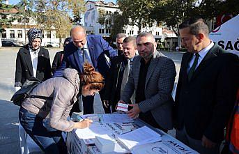 Tokat'ta organ bağışı bilgilendirme çadırı açıldı