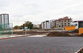 Tokat'ta yapılan çevre eğitim parkının inşası sürüyor