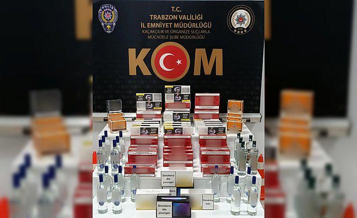 Trabzon'da kaçakçılık operasyonlarında 3 kişi gözaltına alındı