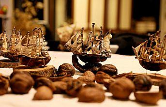 Görsel sanatlar öğretmeni tekneleri “ceviz kabuğuna“ sığdırıyor