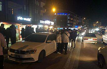 Karabük'te otomobilin çarptığı yaya yaralandı