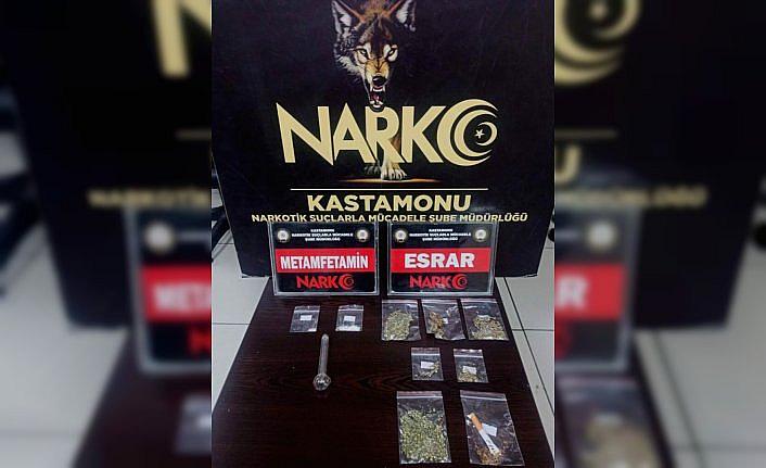 Kastamonu'da uyuşturucu operasyonunda 3 zanlı yakalandı