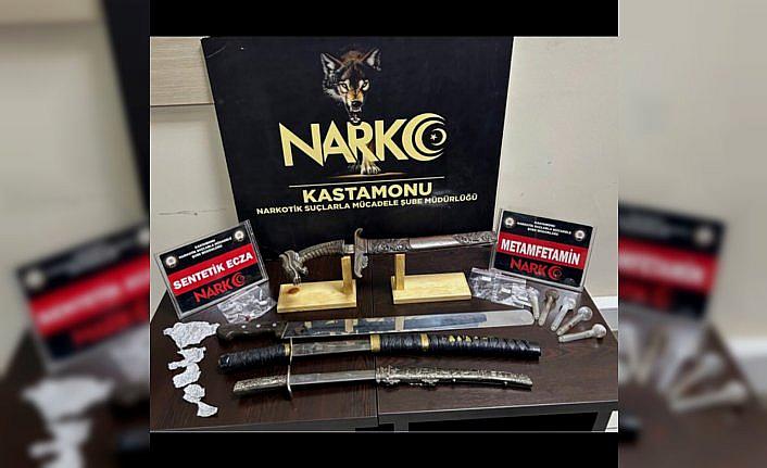 Kastamonu'da uyuşturucu operasyonunda 5 zanlı yakalandı
