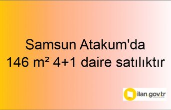 Samsun Atakum'da 146 m² 4+1 daire icradan satılıktır