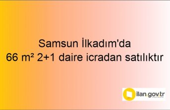 Samsun İlkadım'da 66 m² 2+1 daire icradan satılıktır