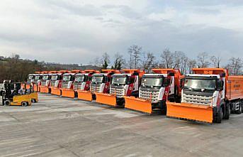 Samsun Büyükşehir Belediyesi 60 kar paletli kamyon ile filosunu genişletti