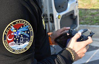 Samsun Emniyeti denetimlerde dronları etkin şekilde kullanıyor