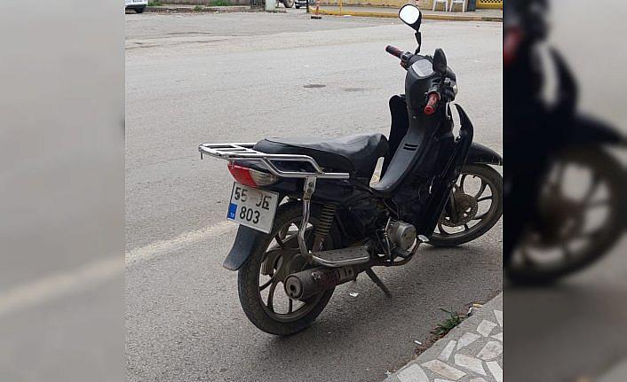 Samsun'da otomobille çarpışan motosikletin sürücüsü yaralandı