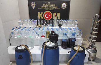 Samsun'da sahte içki operasyonunda 6 zanlı yakalandı