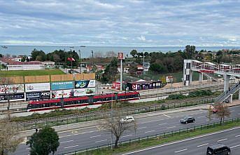 Samsun'da tramvayın çarptığı kişi hayatını kaybetti