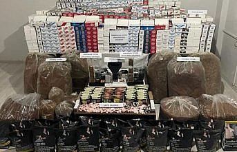 Sinop'ta 275 bin bandrolsüz makaron ele geçirildi