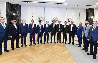 Tokat TSO'dan TOBB Başkanı Rifat Hisarcıklıoğlu'na ziyaret