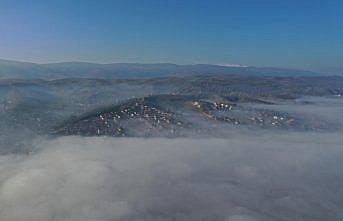 Tokat'ta sis etkili oldu