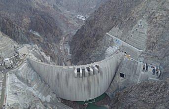 Yusufeli Barajı'nda su seviyesi 52 metreyi aştı