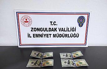 Zonguldak'ta sahte dolarla yakalanan 3 şüpheli gözaltına alındı
