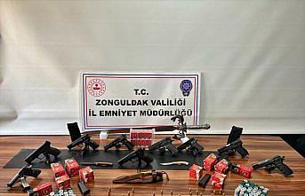 Zonguldak'ta “Silindir Operasyonu“nda yakalanan 14 zanlı adliyede