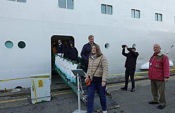 “Astoria Grande“ kruvaziyeri 502 yolcusuyla Trabzon Limanı'na geldi