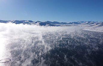 Bayburt'ta sis etkili oldu