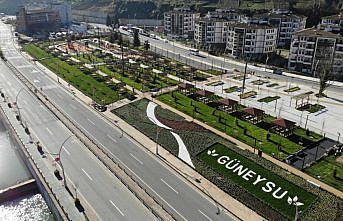 Güneysu Millet Bahçesi açılışa hazırlanıyor