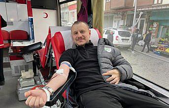 Güneysu'da kan bağışı kampanyası düzenlendi