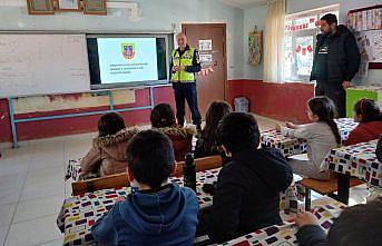 Havza'da jandarmadan öğrencilere trafik eğitim