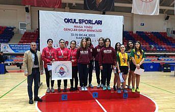 Okul Sporları Masa Tenisi Grup Müsabakaları Karabük'te tamamlandı