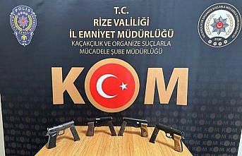 Rize'deki silah kaçakçılığı operasyonunda 1 kişi tutuklandı