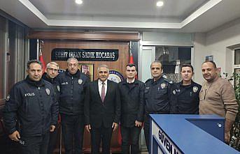 Samsun Emniyet Müdürü Urhal, görevdeki personelin yeni yılını kutladı