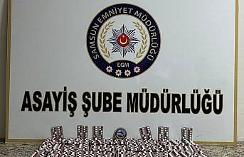 Samsun'da 5 bin 544 kapsül uyuşturucu içerikli hap ele geçirildi