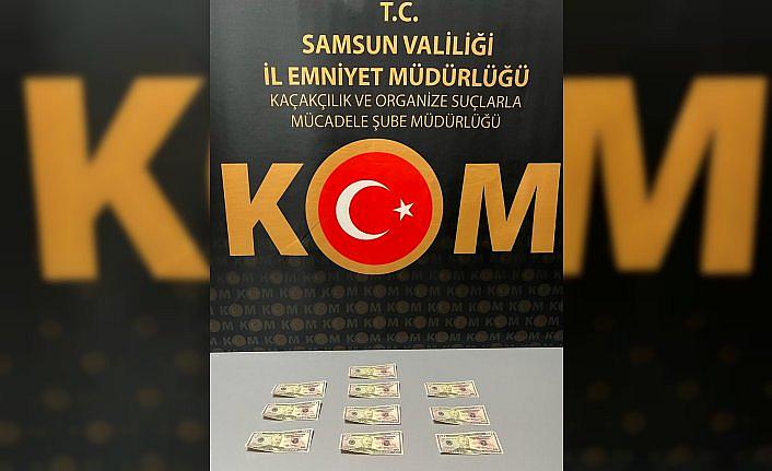 Samsun'da piyasaya sahte para sürmek isteyen zanlı yakalandı