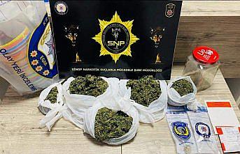 Sinop'ta uyuşturucu operasyonunda bir kişi yakalandı