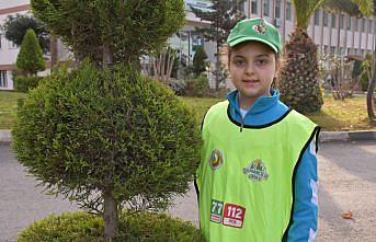 Trabzon'da öğrenciler orman ekosistemini okulunda öğreniyor