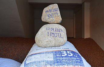 Trabzonlu tüccarın satın aldığı fındık çuvallarından 28 kilogramlık iki taş çıktı