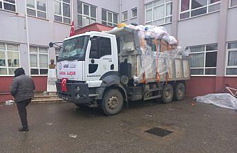 Alaçam'dan deprem bölgesine yardım