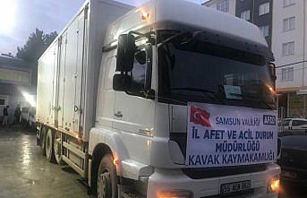"Asrın felaketi" bölgesine Kavak'tan 10 bin kişilik sıcak yemek