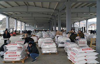 "Asrın felaketi" bölgesine Osmancık'tan 32 tır yardım