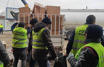 Deprem bölgesindeki Gölbaşı'nda yardım çalışmaları sürüyor