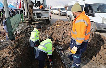 Elbistan'a içme suyu verilmeye başlandı