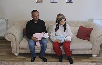 Gaziantepli depremzede ikiz bebeklerini Ordu'da dünyaya getirdi