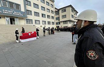 Hatay'da depremde hayatını kaybeden polis memuru Karabük'te defnedildi
