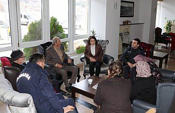 Havza Kaymakam Vekili Nayman'dan depremzede ailelere ziyaret