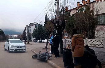 Karabük'te otomobille çarpışan motosikletin sürücüsü yaralandı