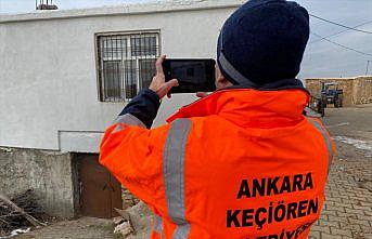 Keçiören Belediyesi uzman ekipleri hasar tespiti için sahada