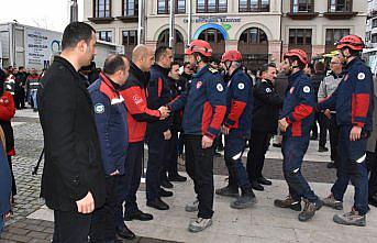 Ordu'dan deprem bölgesine giden itfaiye ekibi yaşadıklarını anlattı