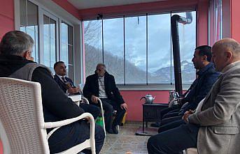 Salıpazarı Belediye Başkanı Akgül'den depremzedelere ziyaret