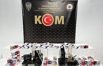 Samsun'da 7 bin 200 filtreli sigara kağıdı ele geçirildi