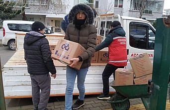 Samsun'dan deprem bölgesine 120 ton hijyen malzemesi gönderilecek
